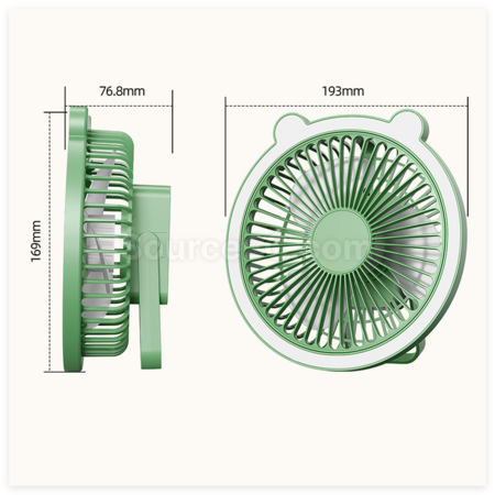 Customization Folding Portable Desk Lamp Fan Corporate Gifts