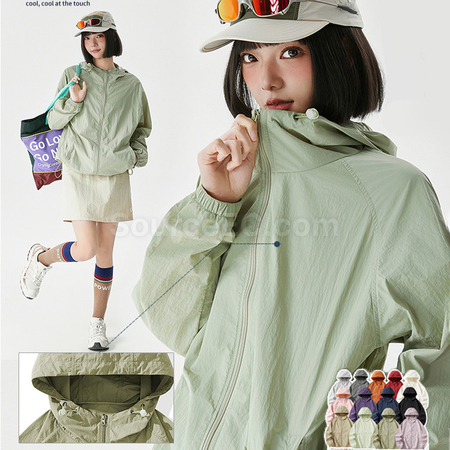 Customization UV Protection Full-Zip Hoodie Corporate Gifts