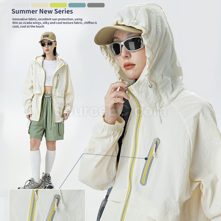 Customization UV Protection Full-Zip Hoodie Corporate Gifts