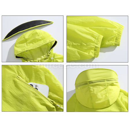 Customization UV Protection Full-Zip Hoodie Corporate Gifts