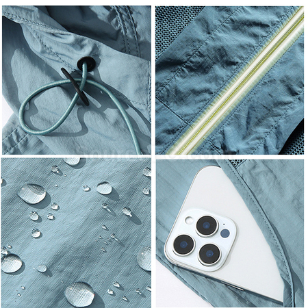 Customization UV Protection Full-Zip Hoodie Corporate Gifts