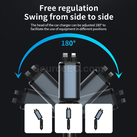 4-in-1 Retractable Cable Super Fast Charging 