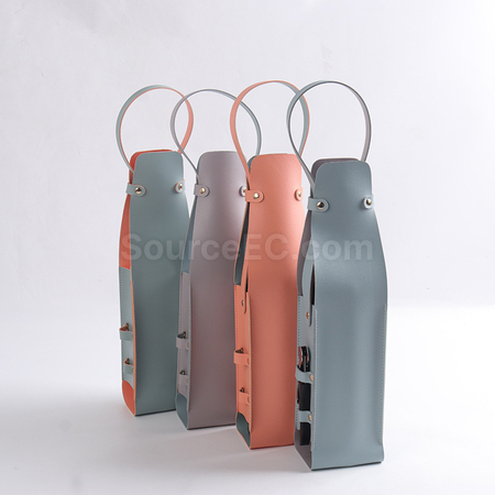 Customization Red wine leather case Corporate Gifts
