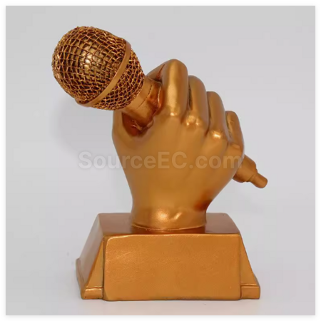 Customization Microphone Metal Trophy Corporate Gifts