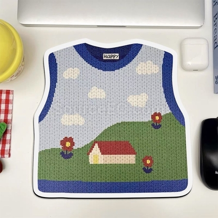 Customization Diatom Mud Cute Sweater Mouse Pad Corporate Gifts