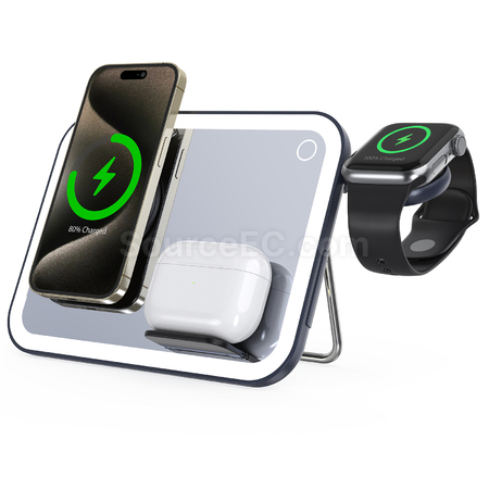 Customization Three In One Wireless Charger Corporate Gifts