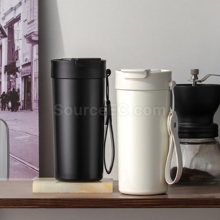 Double Drink Coffee Cup 316 Stainless Steel Thermos Cup