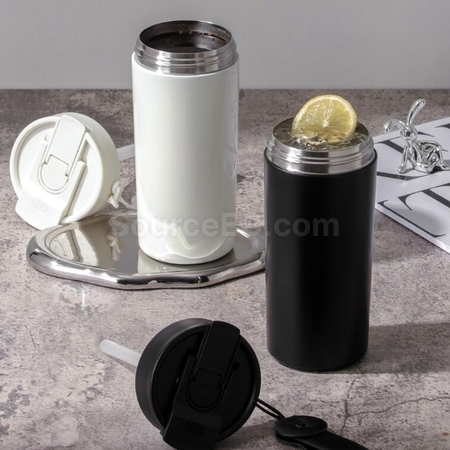 Customization Double Drink Coffee Cup 316 Stainless Steel Thermos Cup Corporate Gifts
