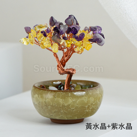 Customization Bonsai Crystal Tree Corporate Gifts