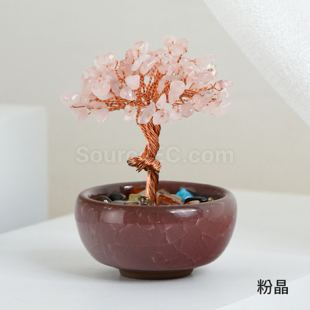 Customization Bonsai Crystal Tree Corporate Gifts