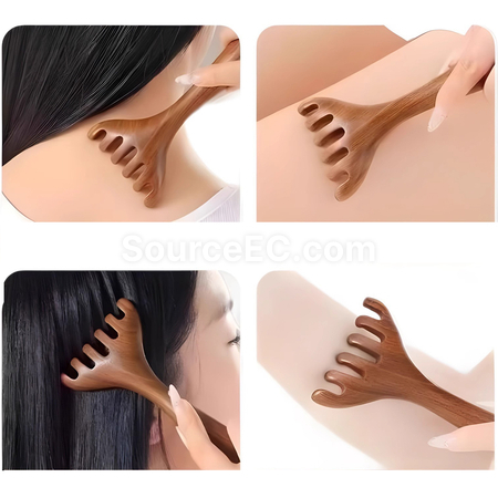 Customization Wooden Massager Comb Corporate Gifts