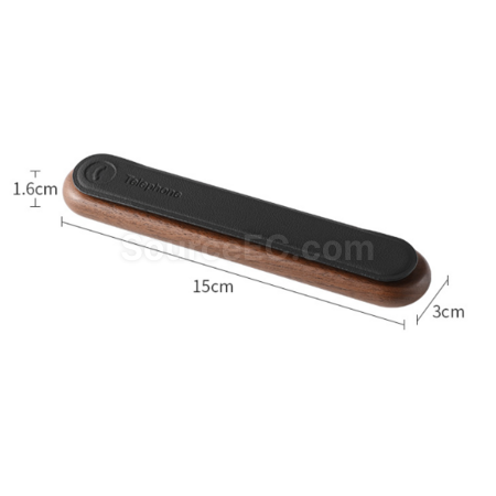 Customization Black walnut wood temporary parking number plate Corporate Gifts