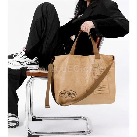 Customization Customized Large Capacity Waterproof Shoulder Crossbody DuPont Paper Eco-Friendly Bag Corporate Gifts