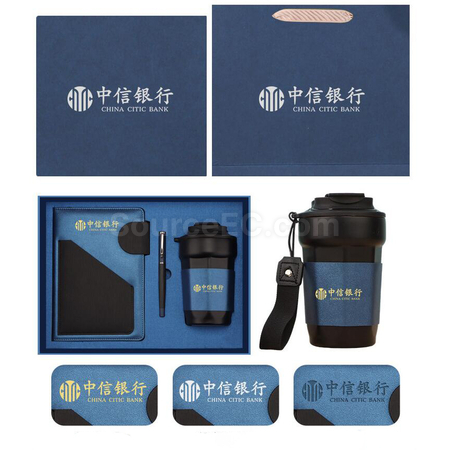 Customization Insulating Cup+Pen+Notebook Set Corporate Gifts