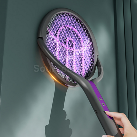 Customization Mosquito-attracting telescopic and rotatable electric mosquito swatter Corporate Gifts
