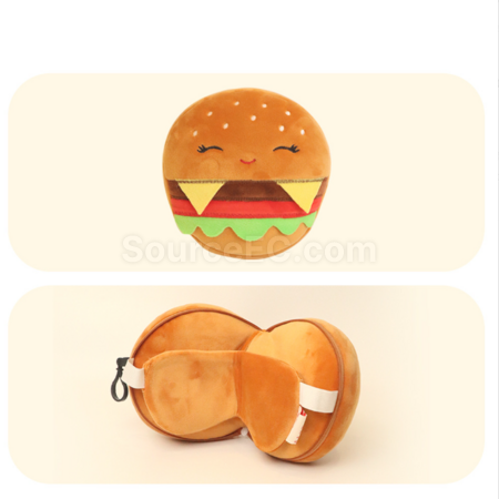 Customization Travel portable eye mask and neck pillow Corporate Gifts