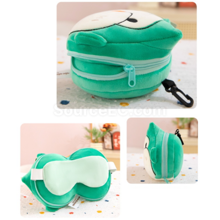 Customization Travel portable eye mask and neck pillow Corporate Gifts