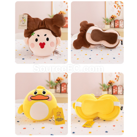 Customization Travel portable eye mask and neck pillow Corporate Gifts