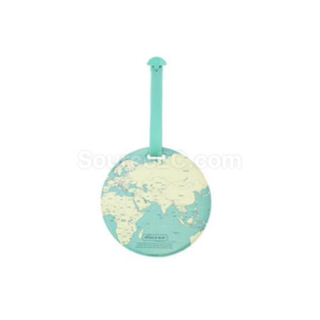 Customization PVC circular luggage tag Corporate Gifts