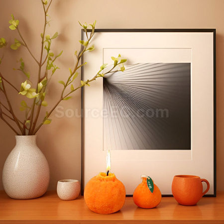 Customization Orange Scented Candle Corporate Gifts