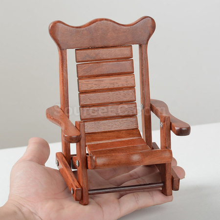 Customization Rosewood Recliner Desktop Mobile Phone Holder Small Ornaments Corporate Gifts