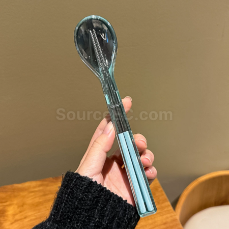 Customization Stainless steel chopsticks and spoon set, portable tableware Corporate Gifts