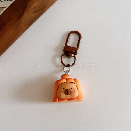 Customization Capybara pendant keychain Corporate Gifts