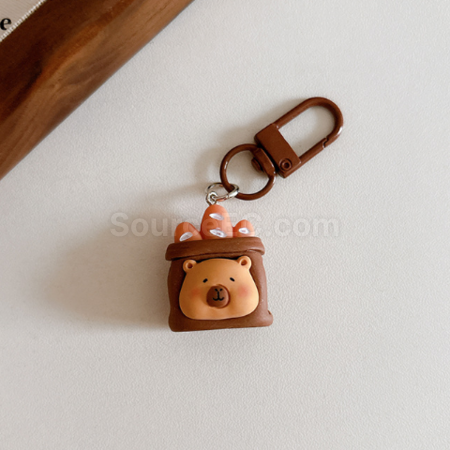 Customization Capybara pendant keychain Corporate Gifts