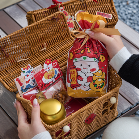 Customization Rattan - woven storage basket gift box Corporate Gifts