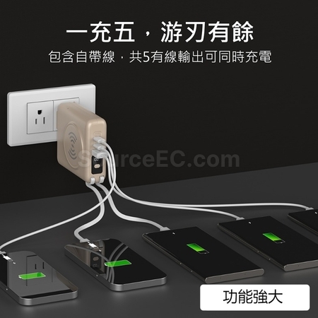 Customization 30W Multi-Function 3-in-1 Mobile Power Bank(BSMI certificate) Corporate Gifts