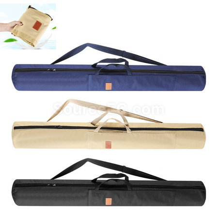 Zipper Canvas Fishing Rod Bag