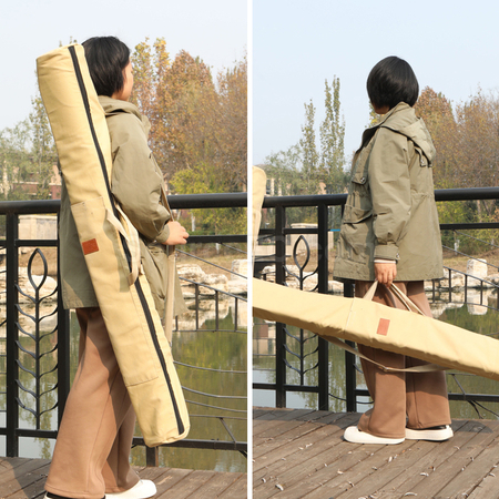 Customization Zipper Canvas Fishing Rod Bag Corporate Gifts