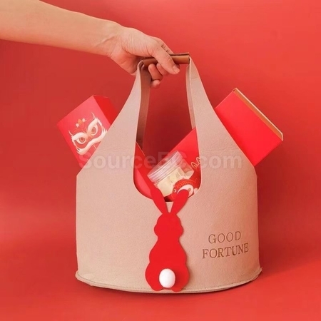Customization Rabbit Felt Bag Corporate Gifts