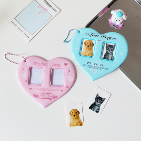 Card case pendant keychain