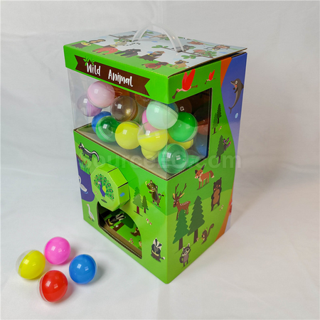 Customization Cardboard Gashapon Machine Corporate Gifts