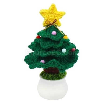 Christmas Tree Potted Ornament