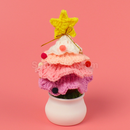 Customization Christmas Tree Potted Ornament Corporate Gifts