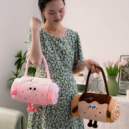Customization Cartoon pillow and blanket 2-in-1 Corporate Gifts