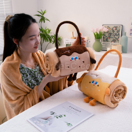 Customization Cartoon pillow and blanket 2-in-1 Corporate Gifts