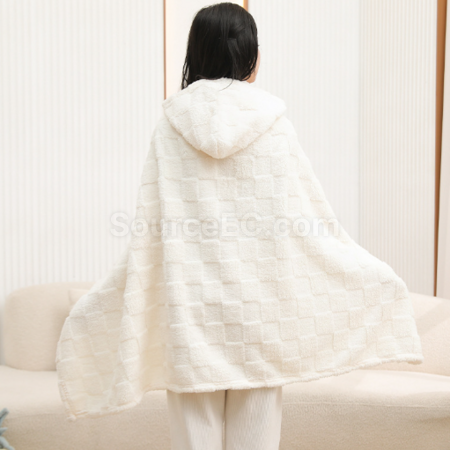 Customization Snap-button shawl hooded blanket Corporate Gifts