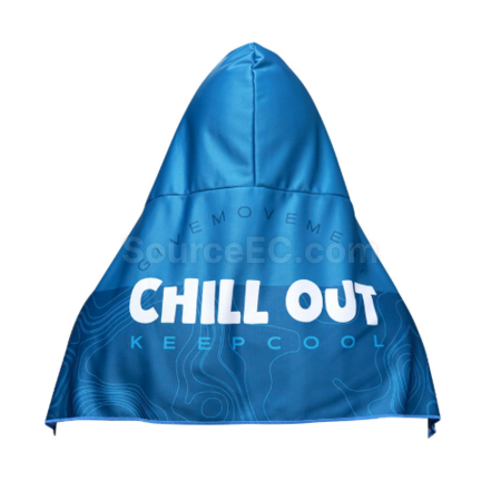 Customization Cool-feeling Sun-protective Hooded Cloak Towel Corporate Gifts