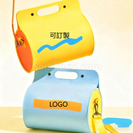 Customization Cylindrical hand-held felt bag Corporate Gifts