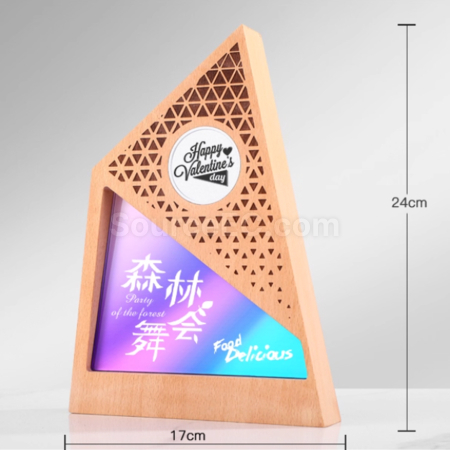 Customization Solid Wood Crystal Creative Commemorative Trophy Corporate Gifts