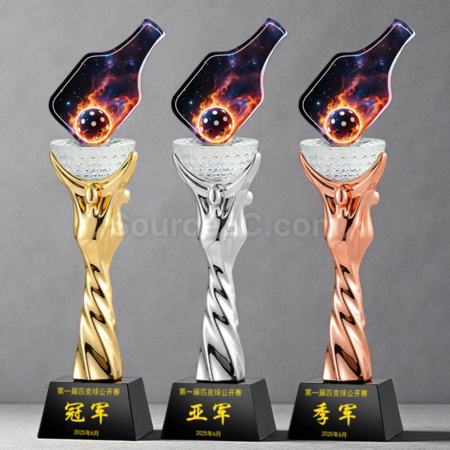 Customization Pickleball Trophy Corporate Gifts