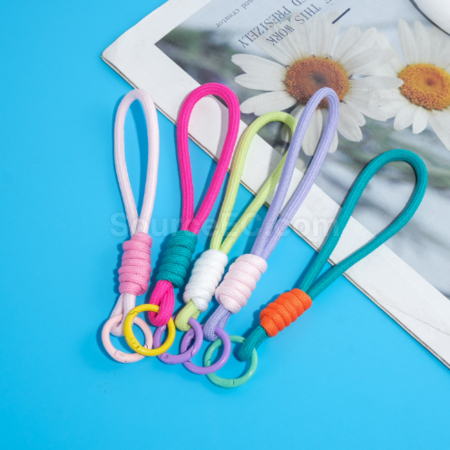 Customization Weaving keychain phone lanyards Corporate Gifts