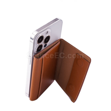 Customization Tri-Fold Stand Magnetic Card Holder Corporate Gifts