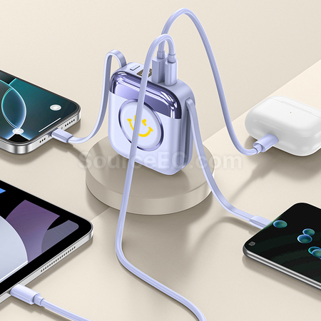 Customization Smiley Face Power Bank Corporate Gifts