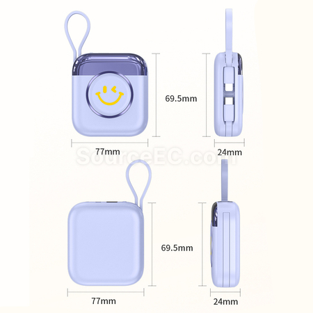 Customization Smiley Face Power Bank Corporate Gifts