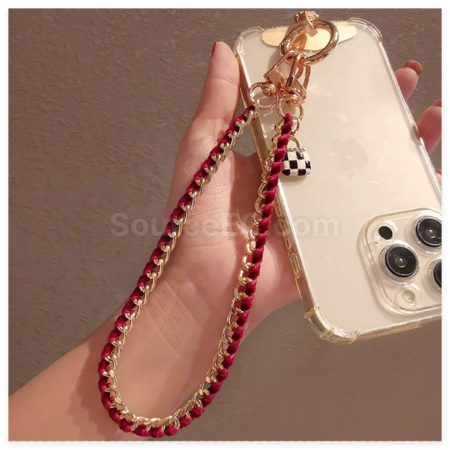 Customization Chanel Style Bracelet Mobile Phone Lanyard Corporate Gifts