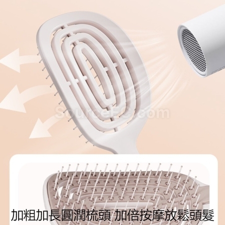 Customization Fluffy Massage Air Cushion Self-Cleaning Hair Brush Corporate Gifts